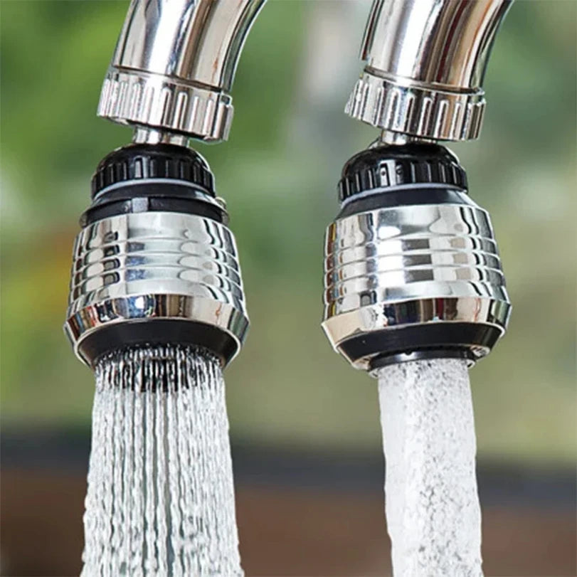 Kitchen Gadgets 2 Modes 360 Rotatable Bubbler High Pressure Faucet Extender Water