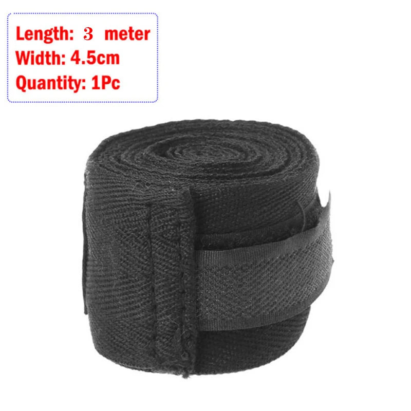 Cotton Boxing Bandage Wrist Wraps Combat Protect Boxing Sport Kickboxing Muay