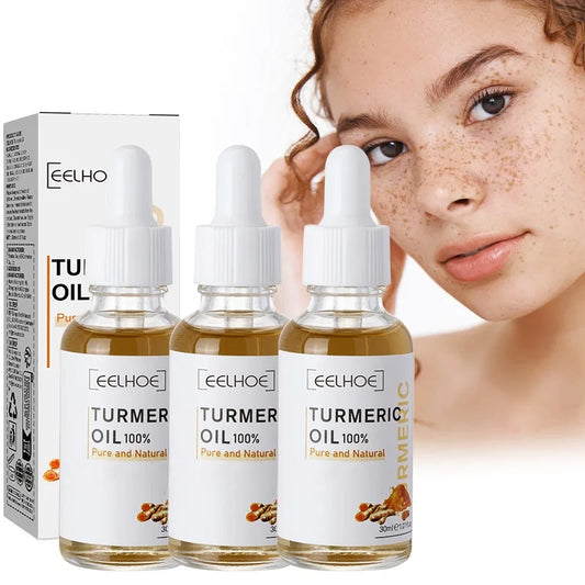3pcs Turmeric Serum Oil Facial Moisturizing Brighten Essence