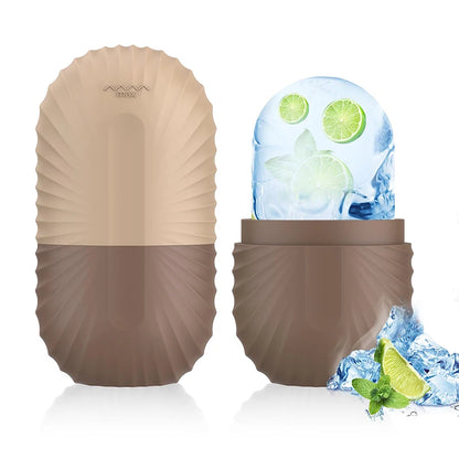 Silicone Ice Roller Face Eye Reusable Ice Cube Facial Roller Ice Mold Skin Care
