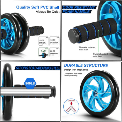 Healthy Abdominal Wheel 5-piece Indoor Sports Product