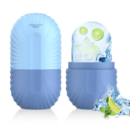 Silicone Ice Roller Face Eye Reusable Ice Cube Facial Roller Ice Mold Skin Care