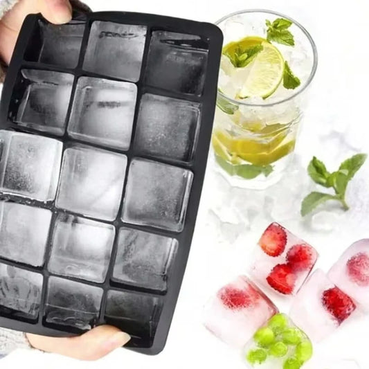 4/6/8/15 Grid Silicone Ice Cube Mold Big Square Ice Cube Tray Mold Ice Cube Maker