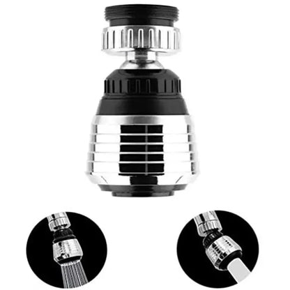 Kitchen Gadgets 2 Modes 360 Rotatable Bubbler High Pressure Faucet Extender Water