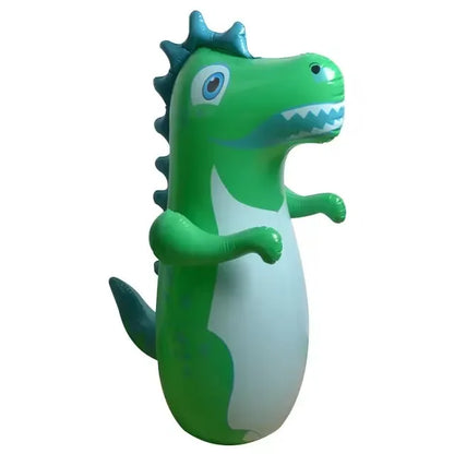 Children Adult Tumbler Boxing Inflatable Standing Punching Bag Boys Dinosaur Sport Toys