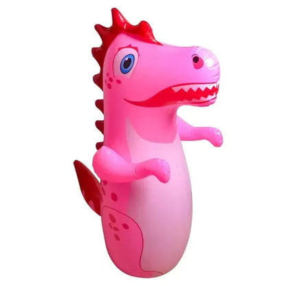 Children Adult Tumbler Boxing Inflatable Standing Punching Bag Boys Dinosaur Sport Toys