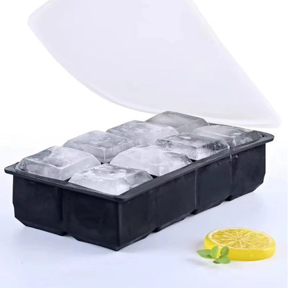 4/6/8/15 Grid Silicone Ice Cube Mold Big Square Ice Cube Tray Mold Ice Cube Maker