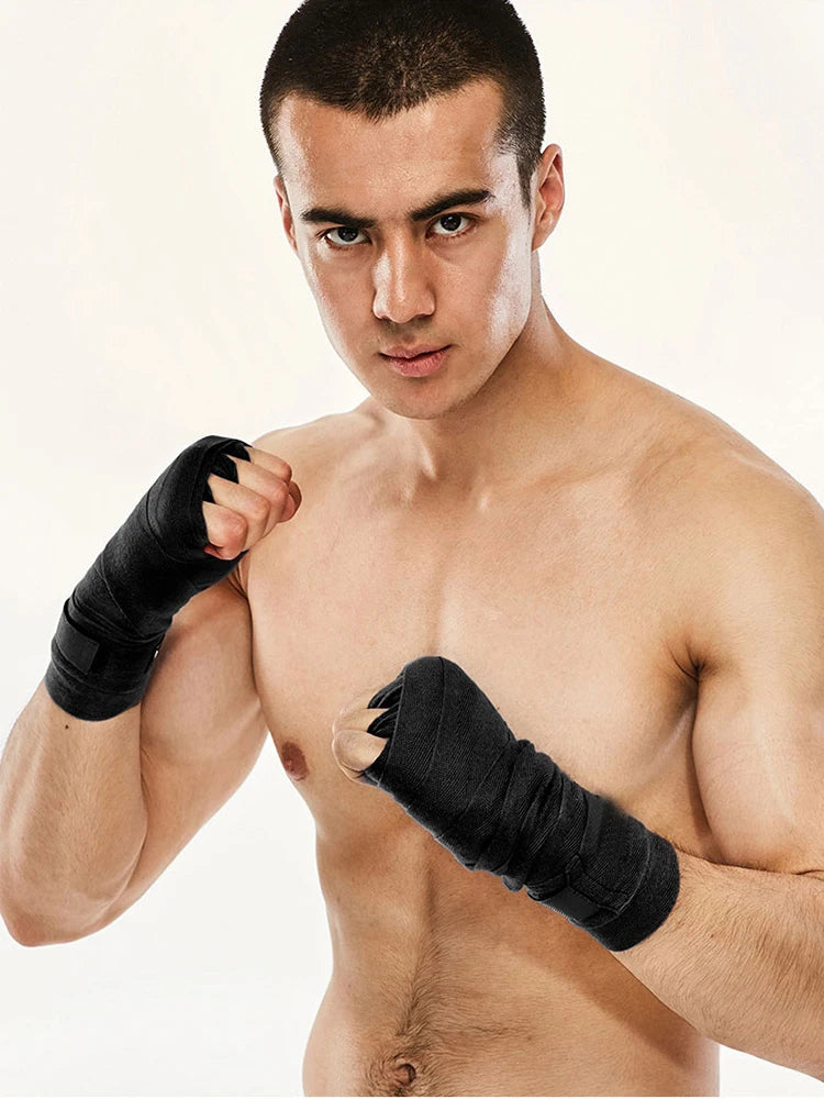 Cotton Boxing Bandage Wrist Wraps Combat Protect Boxing Sport Kickboxing Muay