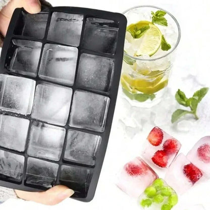 4/6/8/15 Grid Silicone Ice Cube Mold Big Square Ice Cube Tray Mold Ice Cube Maker