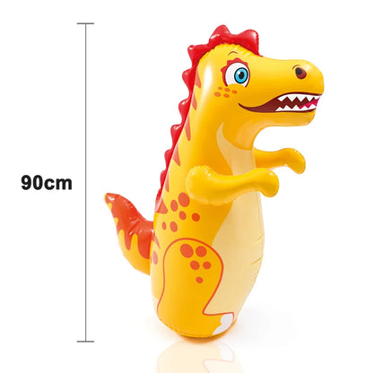 Children Adult Tumbler Boxing Inflatable Standing Punching Bag Boys Dinosaur Sport Toys