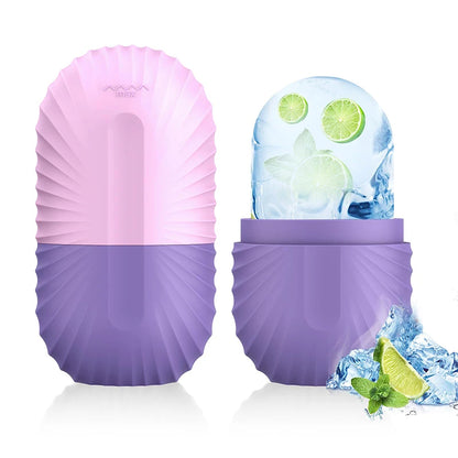 Silicone Ice Roller Face Eye Reusable Ice Cube Facial Roller Ice Mold Skin Care