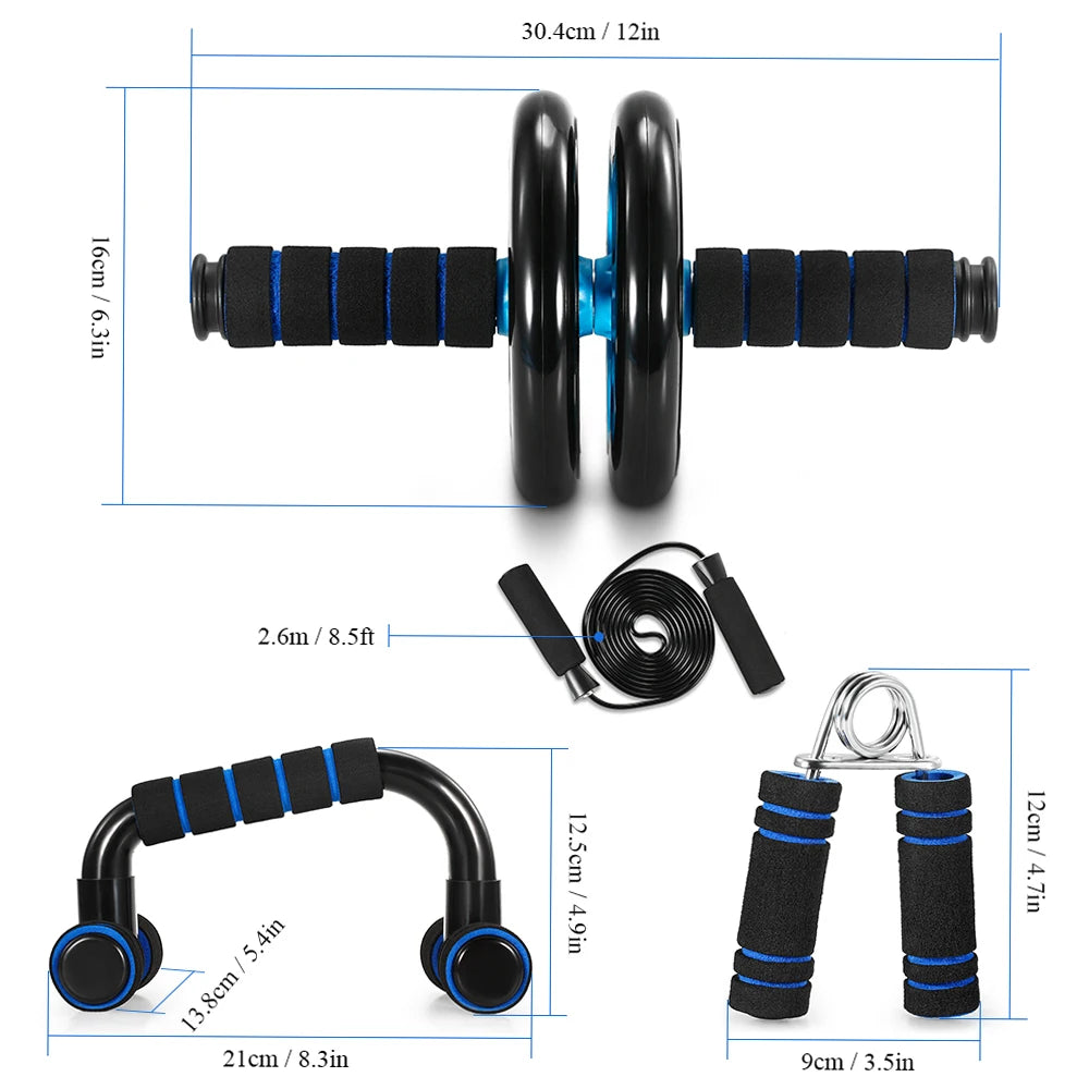 Healthy Abdominal Wheel 5-piece Indoor Sports Product