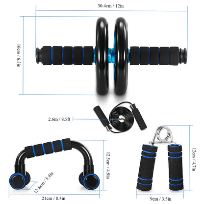 Healthy Abdominal Wheel 5-piece Indoor Sports Product