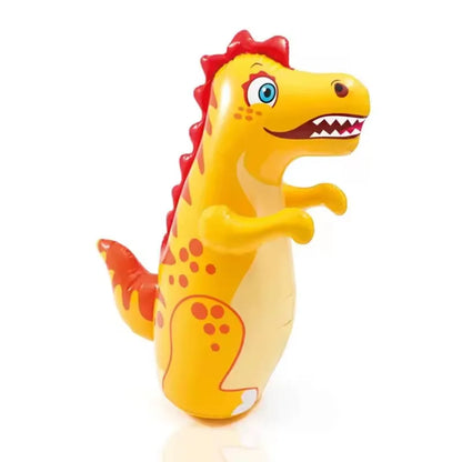 Children Adult Tumbler Boxing Inflatable Standing Punching Bag Boys Dinosaur Sport Toys