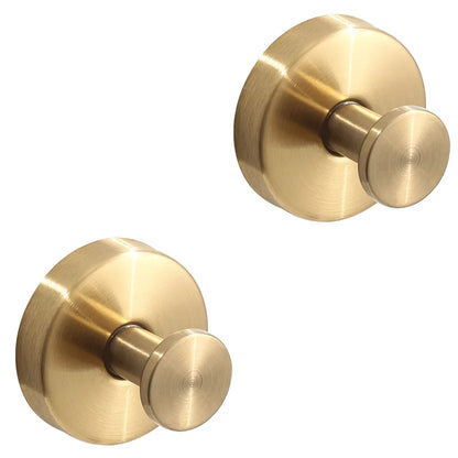 Metal Suction Cup Hook Bathroom Towel Holder No-Drill Strong Adsorption Wall Hooks