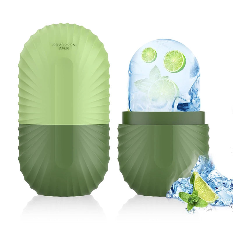 Silicone Ice Roller Face Eye Reusable Ice Cube Facial Roller Ice Mold Skin Care