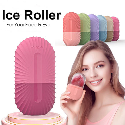 Silicone Ice Roller Face Eye Reusable Ice Cube Facial Roller Ice Mold Skin Care